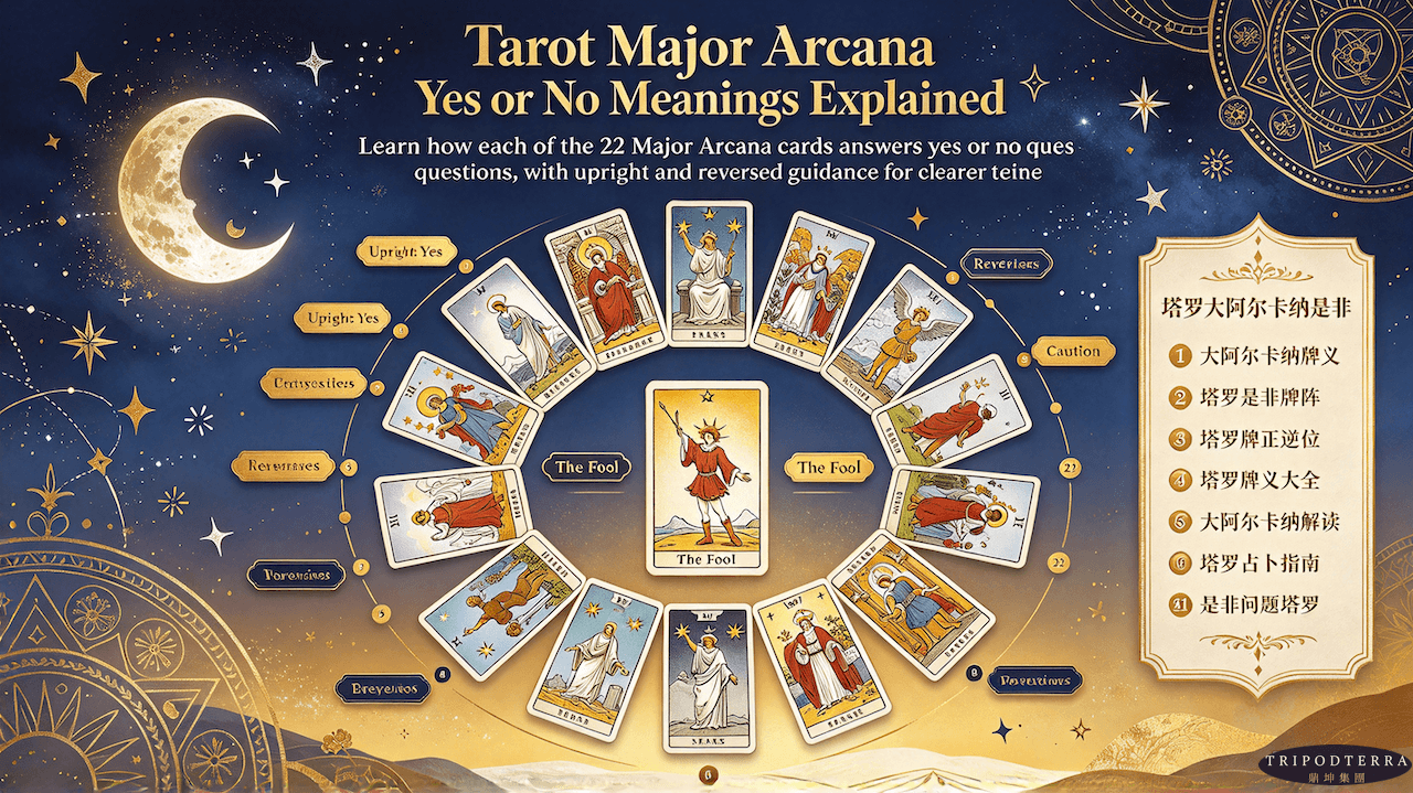 Tarot Major Arcana Yes or No Meanings Explained