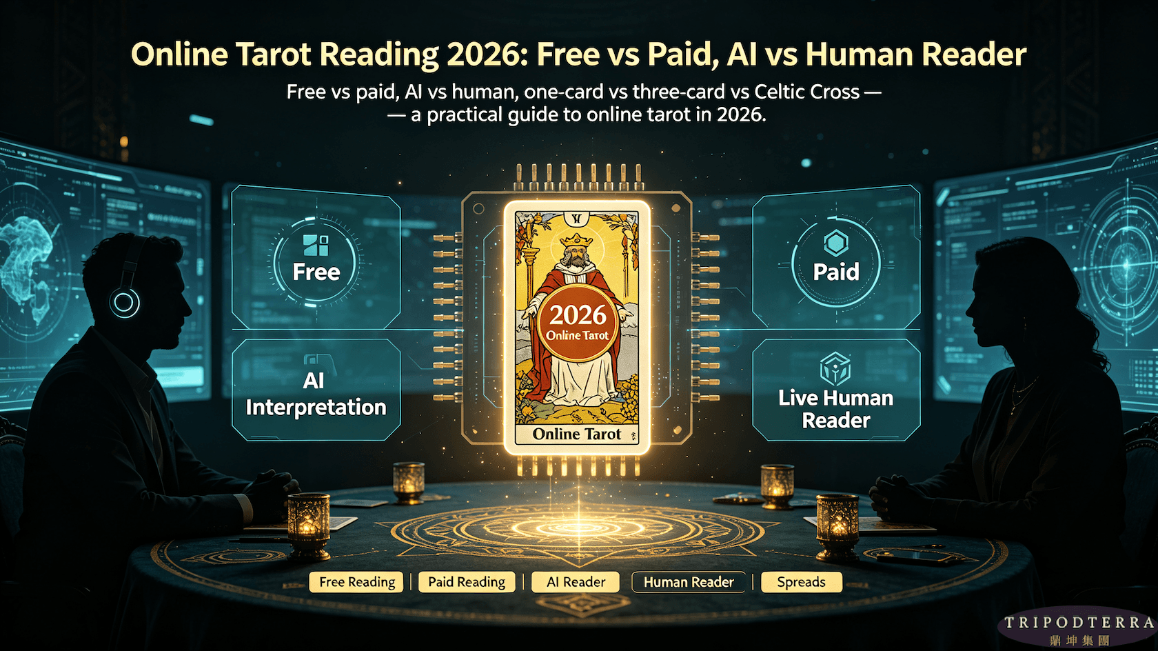 Online Tarot Reading 2026: Free vs Paid, AI vs Human Reader