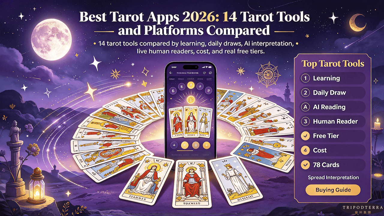 Best Tarot Apps 2026: 14 Tarot Tools and Platforms Compared
