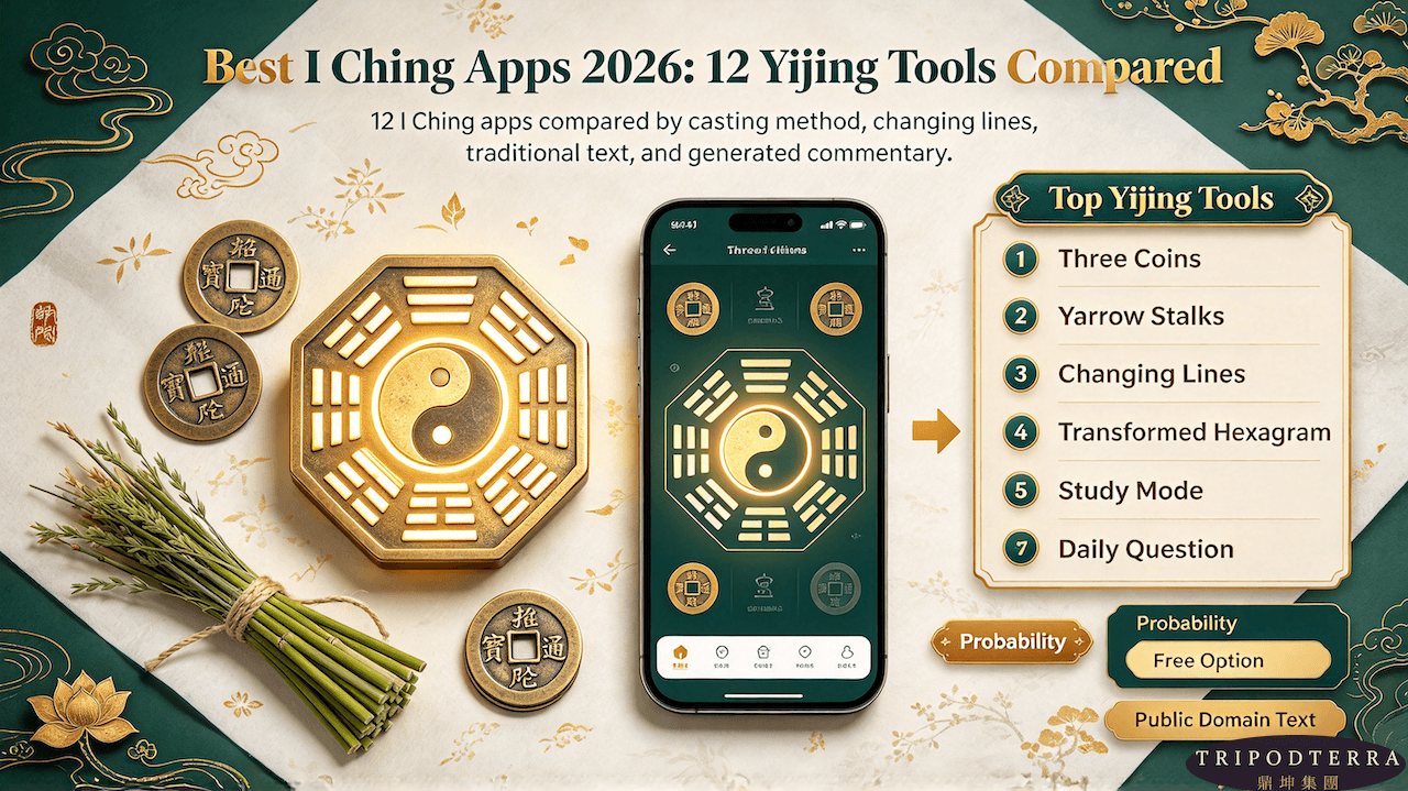 Best I Ching Apps 2026: 12 Yijing Tools Compared